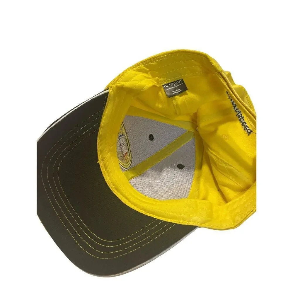 NASCAR Hat Sprint Cup Series Racing Adjustable StrapBack Yellow Embroidery Mens